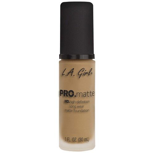 L.A. Girl Pro Matte Foundation, Medium Beige, 1 Fluid Ounce