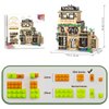 City Cafe Building Blocks Set with LED,1413pcs Mini Bricks for Adults and Teen 14+ (Not Compatible with Lego)