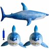 ILEISURELY 3PCS Inflatable Shark Pool Toys, 25 Inch Shark Pool Party Decorations for Birthday Pool Christmas, Party Favors Supplies Gift for Kids Adults