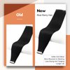 Full Shine Seamless Tape on Real Hair Extension Color 1 Jet Black Double Sided Tape in Hair Extensions Human Hair 12 Inch Short Hair Cut Layered Hair Style 30G 20Pcs Adhesive Tape ins Thick End