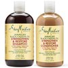 SheaMoisture Strengthen & Restore Shampoo & Conditioner Set – Jamaican Black Castor Oil for Hair Repair & Frizz Control, 13 Oz Ea