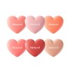Lilybyred LUV BEAM CHEEK(AD) (04_Selfie Red) - Heart Shaped Powder Blush with Shimmer, Natural-Looking Flush, Long-Lasting Radiance, Korean Beauty