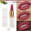 O'CHAIN Red Matte Lipstick, Long Lasting Full Coverage Non-Transfer Lipstick for Women Infused with Jojoba Oil and Vitamin E, Cruelty-Free & Vegan (11 CHERRY) 0.12 Oz