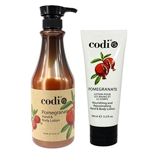Codi Pomegranate Hand & Body Lotion Duo 3.3 oz + 25 oz