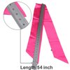 Leeven 1 Pcs Pink Wig Grip Band Silky Satin Edge Laying Scarves For Women Satin Wrapping Scarf for Lace Frontal Wigs Non Slip Hair Wrap Headband For Makeup Facial Sport Yoga 4.5"x54"