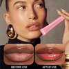 Mrettick 5 Colors Hydrating Lip Gloss, Shiny Jelly Lip Plumping Lip Balms, Long Lasting Nourishing Non-sticky Fresh Clear Smooth Lip Care