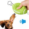 KOL Dog Plush Toys Dog Chew Toys Pet Squeaky Toys with Crinkle Paper, Interactive, Chewing and Durable Toys for Puppy Dogs and Medium Dogs. (Ball Green)
