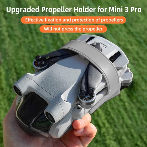 SENSKDN Mini 3 Pro Drone Propellers Holder Guard Strap Blades Protector Stabilizer Fixator Upgraded Quick Release for DJI Mini 3 Pro Drone Accessories
