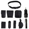 Ltvystore Law Enforcement Utility Tactical Belt Multifunctional Outdoor 10 in 1 Training Waist Belt Adjustable Modular Equipment Duty Belts Hiking Police Security Guard Military Hunting