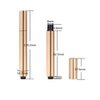 2 Pcs 3ml Empty Concealer Tubes Liquid Foundation Tubes Refillable BB Cream Pressing Pen Tubes Portable Cosmetic Makeup Containers