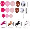 Cowgirl Birthday Party Decorations Western Party Decorations Include Cowgirl Backdrop Balloons Banner and Horse Foil Balloons, Cowgirl Theme Birthday Party Supplies