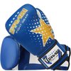 Farai Kids Boxing Gloves 6-oz Kickboxing Muay Thai Training MMA Sparring Gloves, Best Gloves for Training on Punching Bag, Focus Pads Practice (Blue, 6-oz)