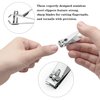 30 Pieces Nail Clippers Flat Toenail Clippers Stainless Steel Toenail Clippers Manicure Pedicure Sturdy Trimmer Set for Men and Women