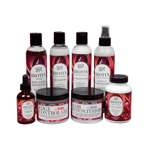 Gold Banner Beauty GOOD2GRO Biotin Growth & Thickening Leave-In Conditioner - 8oz | Reduce Breakage & Thinning, Detangle, Moisturize, Repair & Protect | Vegan & Cruelty-Free