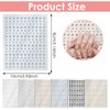 Yuanchu 6 Sheets Star Nail Stickers,3D Self-Adhesive Nail Decals Glitter Shiny Gold Silver White Black Small Stars Nail Art Supplies Manicure Accessories for Women Girls DIY Nail Art Design