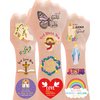 Christian Bible Verse Temporary Tattoos Stickers,20 Sheets 132 Pieces Bible Themed Tattoos Stickers Party Decoration Supplies Party favors for Kids Adults