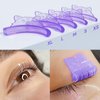 PERMANIA Lash Lift Shield, Super Soft Lash Lift Pads Fox Shape Lash Perm Rod Eyelash Curler Tool Suitable for 7-15mm Eyelashes (Purple)