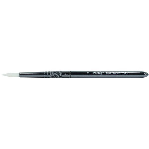 Connoisseur Fine Art Products Set White Nylong Watercolor, 7 Round Nylon Travel Brush