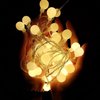 WERTIOO 33ft 100 LEDs Battery Operated String Lights Globe Fairy Lights with Remote Control for Outdoor/Indoor, Tent, Camping, Bedroom,Garden,Christmas Tree[8 Modes,Timer ] (Warm White)