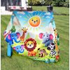 Hard & Strong Water Table Cover , Oxford 600D Durable Waterproof Cover for Water Table Kids , Dust Proof Anti-UV Kids Table Cover , Cute Colorful Vibrant Design Outdoor Water Table Cover plus Bag
