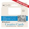 Strathmore Creative Cards, Palm Beach, 5x6.875 inches, 20 Pack, Envelopes Included - Blank Greeting Cards for Weddings, Events, Birthdays