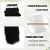 Afro Kinky Curly Tape in Hair Extensions Real Human Hair, Black Kinky Curly Tape in Hair Extensions, Human Hair Extensions Natural Black Tape in Extensions 16Inch 20PCS 50g