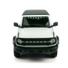 2-Door Bronco Badlands Model Car 1/36 Scale Diecast Toy Cars Metal Alloy Children’s Vehicles, Pull Back Doors Open, Black Rim, Mens Collection, Kids Toys for Boys Gifts, Cake Topper Home Décor, White
