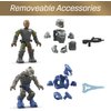 MEGA Halo Toy Building Sets, Ghost of Requiem with 135 Pieces, 4 Micro Action Figures and Accessories, for Collectors
