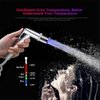 TEBOCR Led Faucet Lights Temperature Sensor 3 Color Changing Faucet Lights Glow Shower Stream Water Faucet Tap for Kitchen Bathro​om 2 PCS