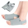 Price Xes Upgrade Metatarsal Compression Arch Support Sleeves with Gel Pad Inside - Arch Support Brace for Flat Foot & Plantar Fasciitis Pain Relief - Women & Men - 1 Pair (Gray)