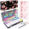 Art+soul 120 Rich Colors Selection, Watercolor Paint Set - Portable Design for Travelers, Painting Enthusiasts and Professional Artists, Art Supplies