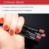 Bodyography Cream Lip Pencil - Waterproof Salon Makeup with Coconut Oil (Crimson)