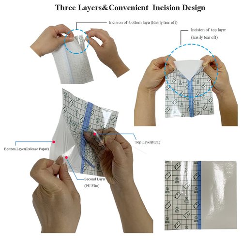 Waterproof Tattoo Aftercare Bandage Roll(6 in x11 yd),Tattoo Wound Healing Wrap,Clear Tattoo Film Dressing,Adhesive Patches for Tattoo Ink & Skin Protection,Tattoo Second Skin,Tattoo Cover Up Tape