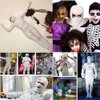 Halloween Mummy Bandage Wrap for Party Photo, Zombie Self Adhesive Gauze Bandage Roll for Cosplay Costume Wrap, Party Photography Props 2 Rolls