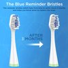 Toothbrush Replacement Heads for Waterpik Complete Care 5.0/9.0 (CC-01/WP-861), STRB-4WW, (4-Pack, White)
