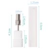 Eyech 2Pcs Sanding Band Mandrel Bit,Mini Mandrel Nail Drill Bit,Small Nail Drill Mandrel for Home/Salon/SPA/Manicure/Nail Sanders(Sliver+Golden)