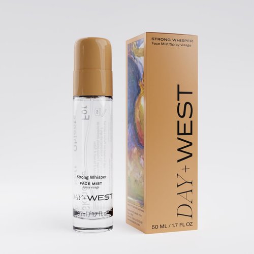 Day+West Strong Whisper Face Mist, Hydrating Toner + Primer for a Radiant Glow | Organic Aloe + Prickly Pear to Soothe | Fruit Extracts with Vitamin C Nourish Sensitive Skin