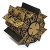 SUIZU Detachable Hellraiser Puzzle Box, Hellraiser Puzzle Box Functional, Deformation Detachable Lock Puzzle Box. with Base (Standard)