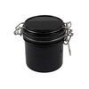 AUEAR, Eyelash Glue Storage Tank Lash Extension Organizers Activated Carbon Sealed Storage Jar Leak Proof Container Cylinder (Black)
