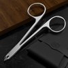 Suvorna 4" cuticle scissors for nails cuticle trimmer, cuticle nippers professional, cuticle clippers professional, cuticle scissors extra fine curved, cuticle cutter & cuticle remover for nails.