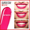 Maybelline New York Super Stay 24, 2-Step Liquid Lipstick Makeup, Long Lasting Highly Pigmented Color with Moisturizing Balm, Crisp Magenta, Neon Pink, 1 Count