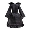 Dressy Daisy Little Girls Dark Evil Fairy Halloween Costume Fancy Party Black Dress Set with Horns Headband Size 7-8, M