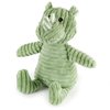 Giftable World Metropawlin Pet Plush Pet Toy Striped Corduroy with Squeaker and Crinkle Ears Dog Chew Toy