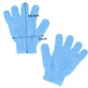 1 Pair Exfoliating Glove,Double Sided Exfoliating Glove,Exfoliating Body Scrub,Body Scrubber Shower Gloves,Bath Exfoliating Glove for Shower,Spa,Massage and Body Scrubs,Dead Skin Cell Remover