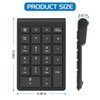 Foloda Wireless Number Pads, Numeric Keypad Numpad 22 Keys Portable 2.4 GHz Financial Accounting Number Keyboard Extensions 10 Key for Laptop, PC, Desktop, Surface Pro, Notebook