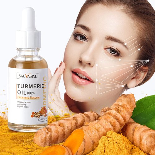 Turmeric Dark Spot Corrector Serum,Turmeric Repair Face Serum, Anti Acne Serum, Hydrating Brightening Serum for Fine Lines and Wrinkles For All Skin Types,Safe on Sensitive Skin(30ml)