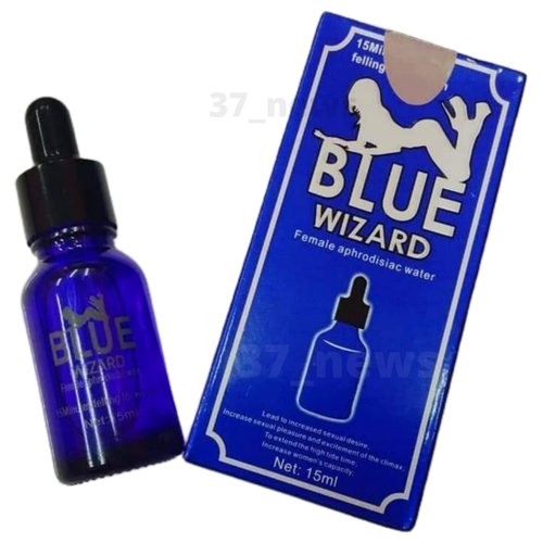 Jodie Original Blue Wizard Female Aphrodisiac Sex Liquid Drops for Women Enhancement - 15ml