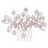 Wedding Hair pieces Accessories for Brides Bride Hair Accessories Rhinestone Hair Comb for Women Wedding Prom Hair Accessories Crystal Hair Accessories Side Combs for Women Fine Thin Hair