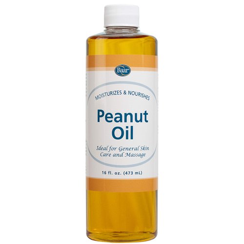 Baar Expeller, Cold Pressed Peanut Oil from Roasted Peanuts Grown in The United States - Kosher - GMO and Solvent Free (16 Ounces)