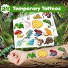 36PCS Reptile Party Favors 24 Tattoos Sticker 12 Stamp Set - Ideal Reptile Themed Birthday Decor Supplies Goodie Bag, Classroom Gifts, Cute Rewards for Girls, Baby Shower Prizes